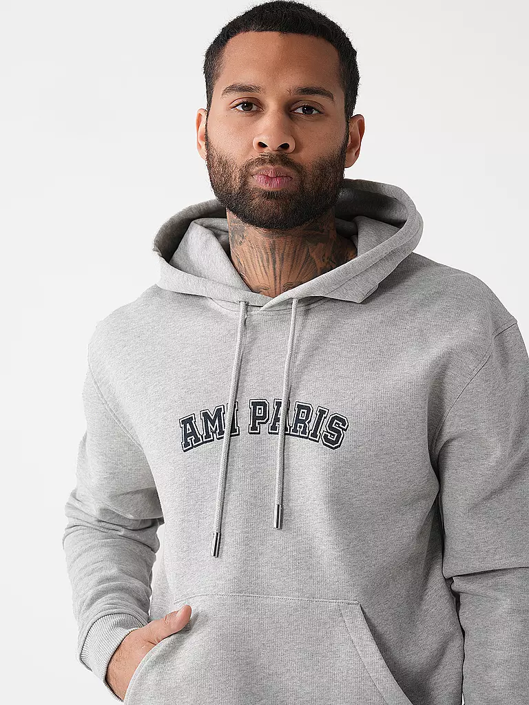 AMI PARIS | Kapuzensweater - Hoodie | grau