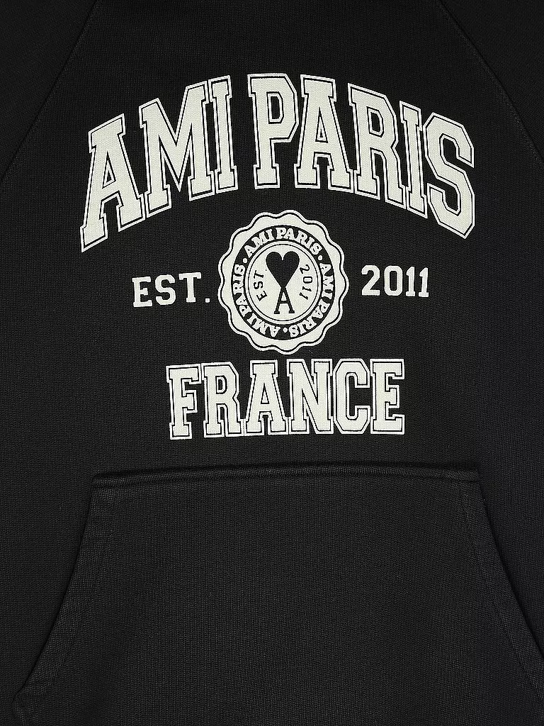 AMI PARIS | Kapuzensweater - Hoodie | schwarz