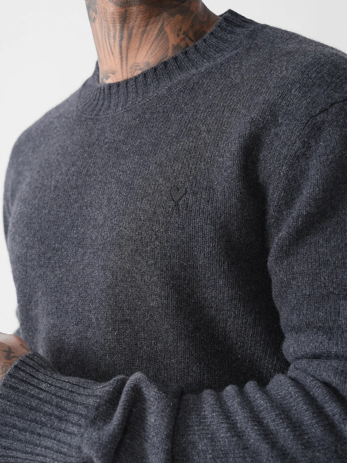 AMI PARIS | Kaschmirpullover | grau