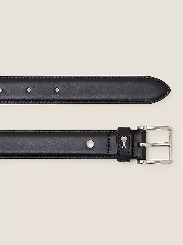 AMI PARIS | Ledergürtel PARIS | olive