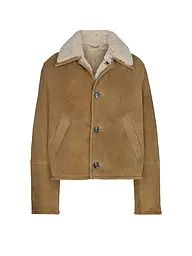 AMI PARIS | Lederjacke | Beige