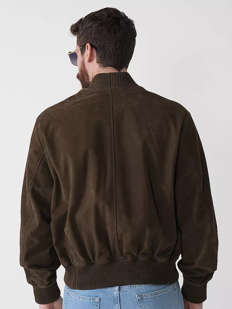 AMI PARIS | Lederjacke | schwarz