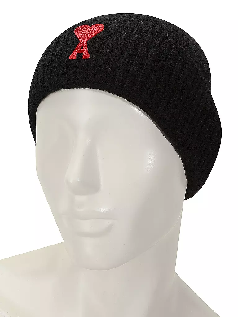 AMI PARIS | Mütze - Haube AMI DE COEUR | schwarz