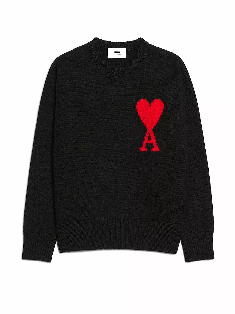 AMI PARIS | Pullover AMI DE COEUR | schwarz