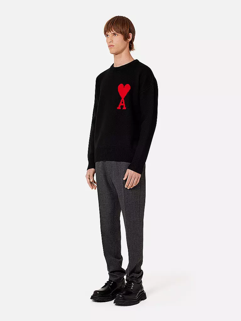 AMI PARIS | Pullover AMI DE COEUR | schwarz