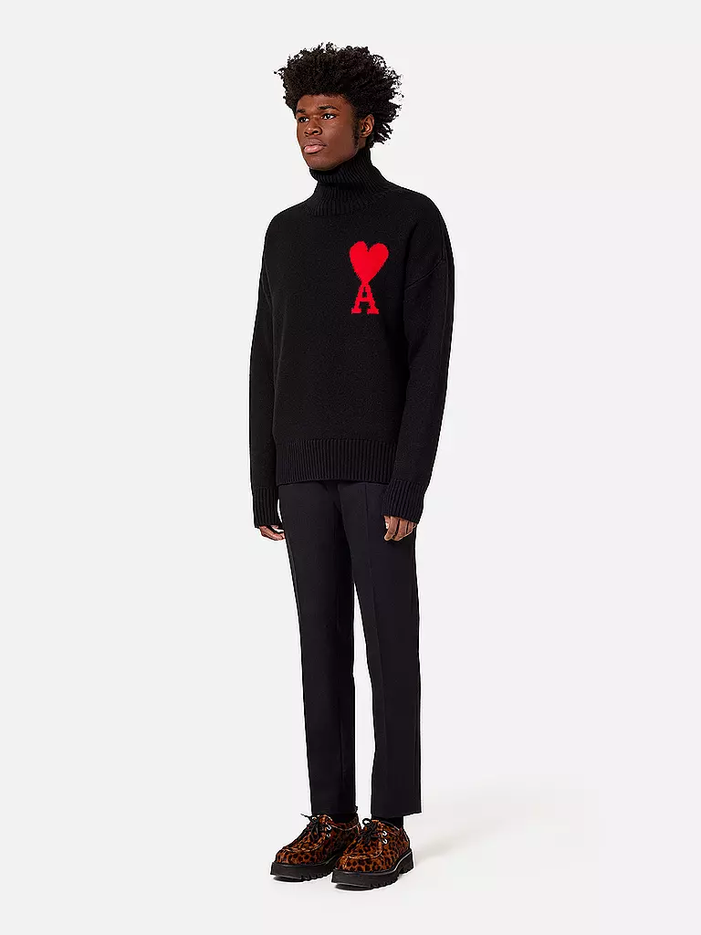 AMI PARIS | Rollkragenpullover | schwarz