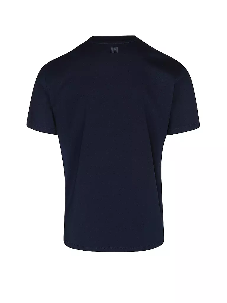 AMI PARIS | T-Shirt AMI DE COEUR | blau
