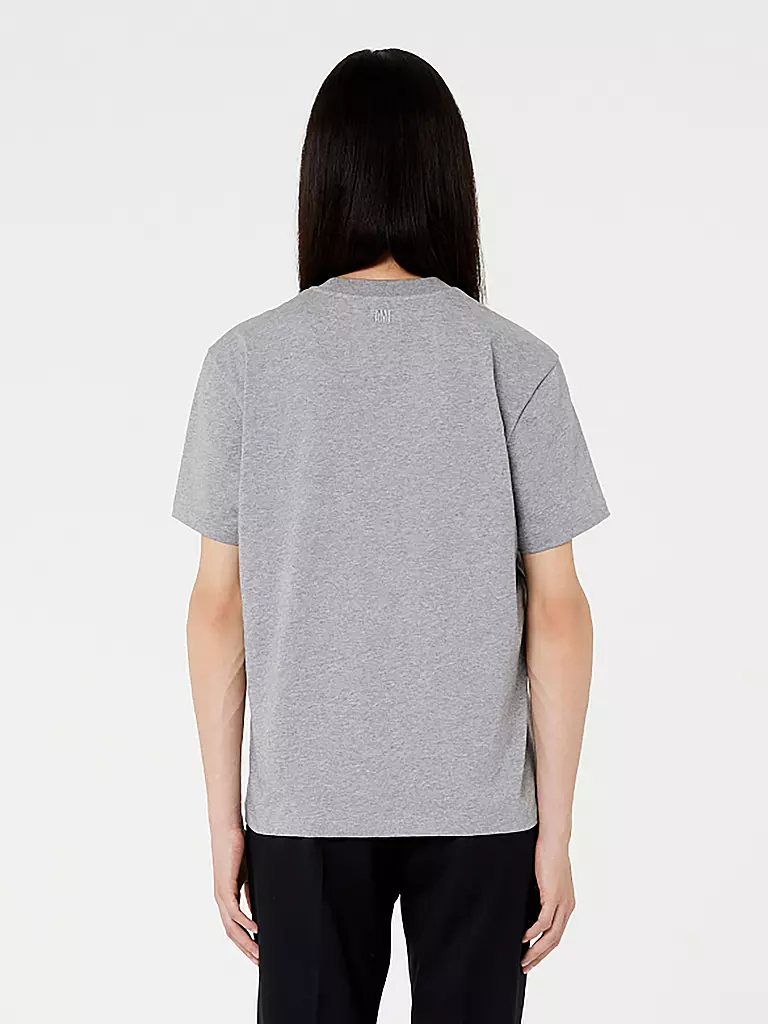 AMI PARIS | T-Shirt AMI DE COEUR | grau