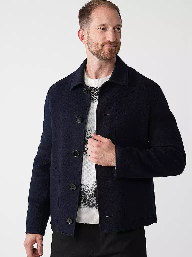 AMI PARIS | Wolljacke | dunkelblau