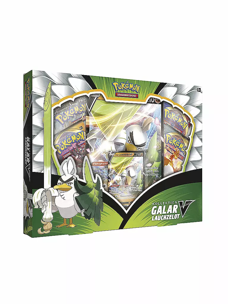 AMIGO | Pokemon PKM Galar Lauchzelot V Box | transparent