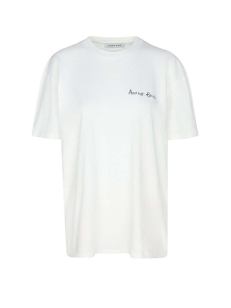 ANINE BING T-Shirt WALKER weiss | M