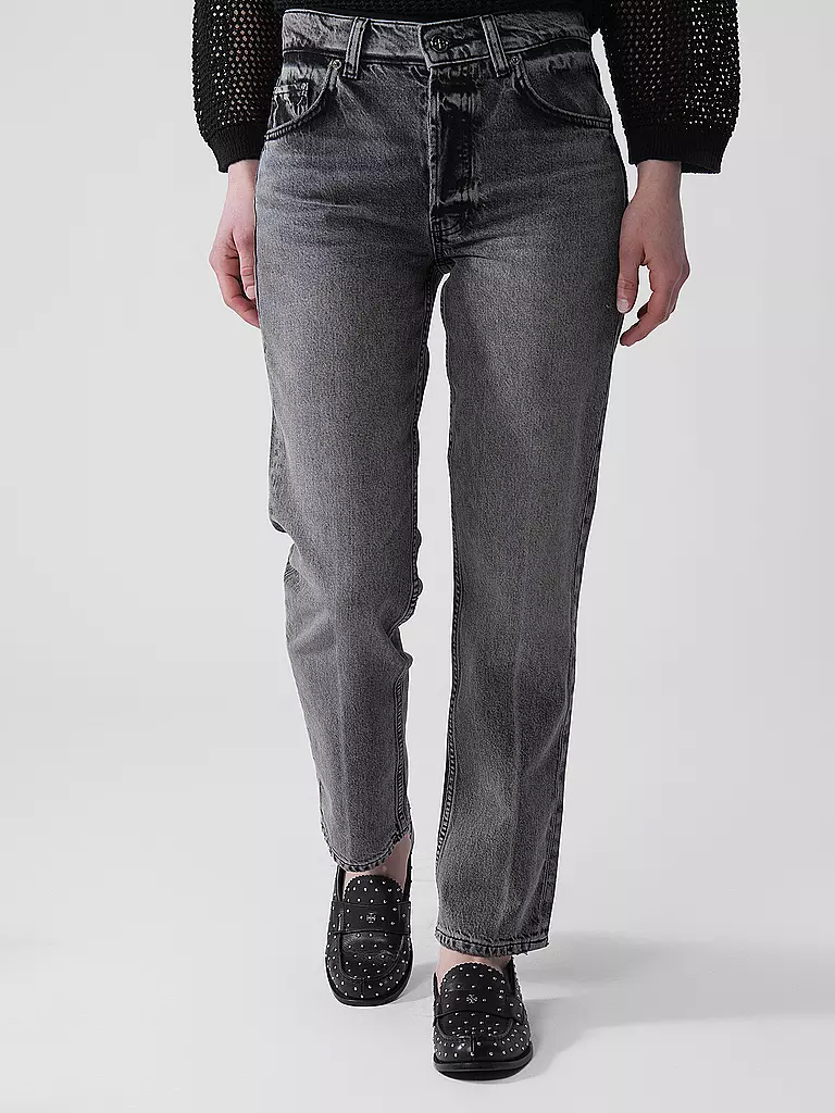 ANINE BING | Jeans Straight Fit KATE | grau