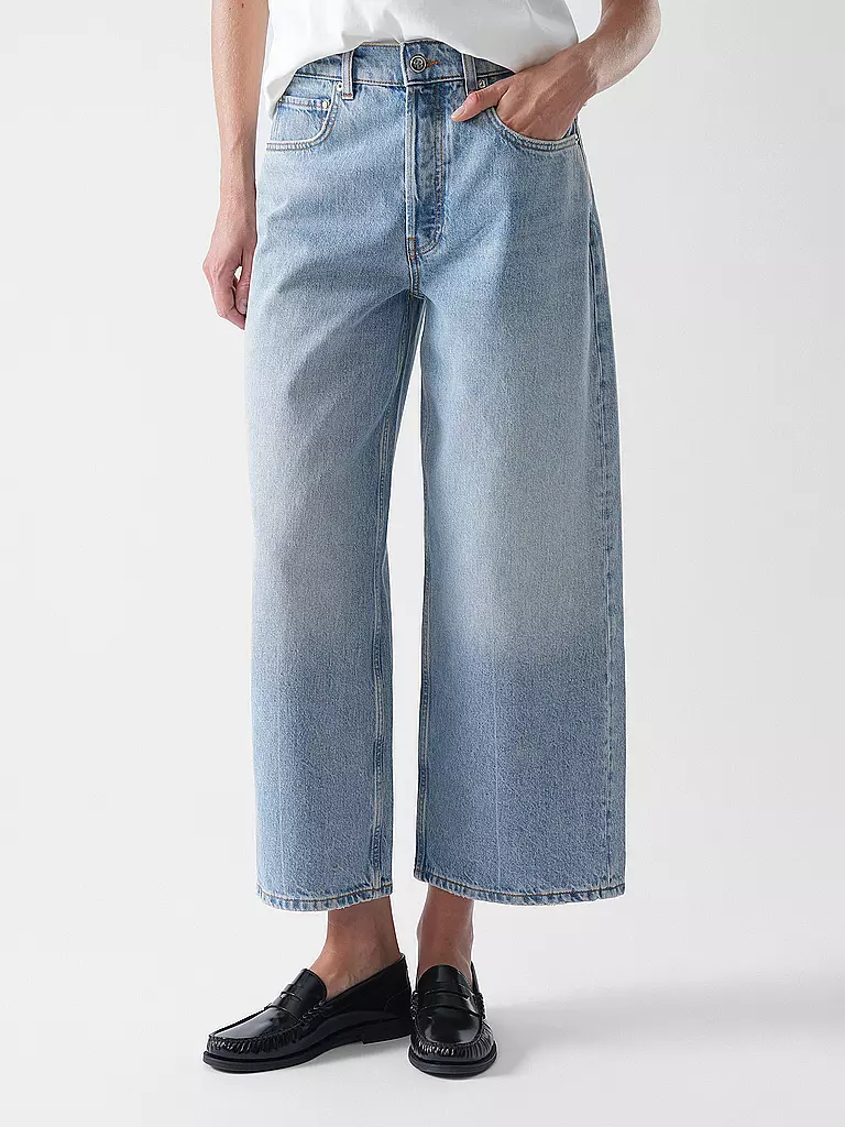 ANINE BING | Jeans Wide Leg 7/8 HEATH  | blau