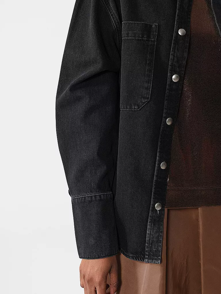 ANINE BING | Jeansbluse DANTE | schwarz