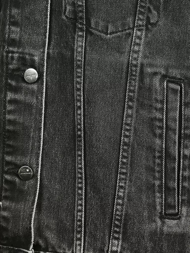 ANINE BING | Jeansjacke Oversized Fit | schwarz