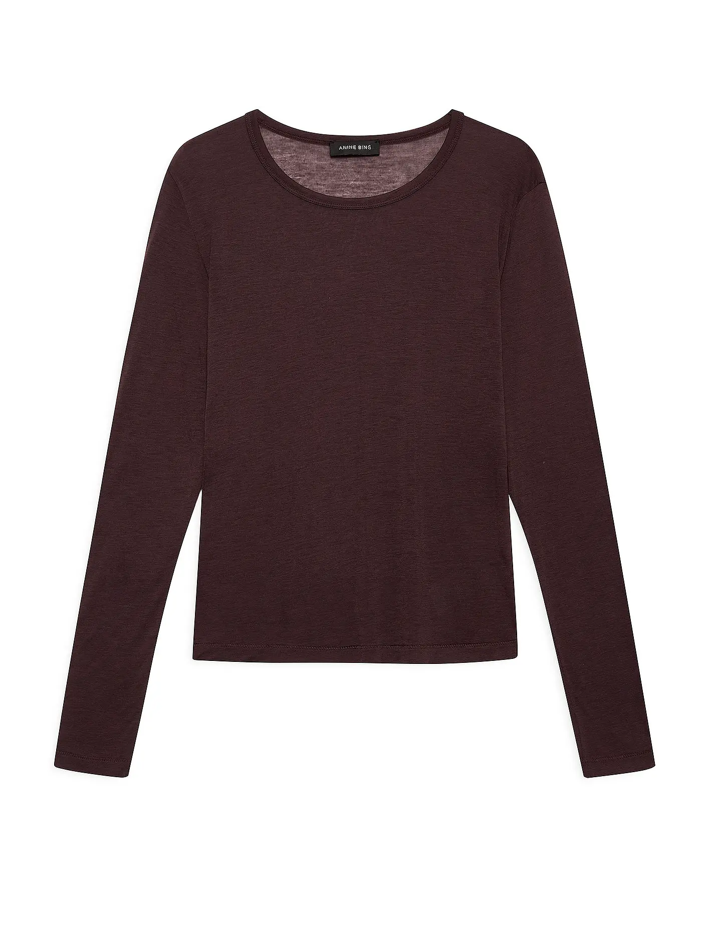 ANINE BING | Langarmshirt SYLVIE | braun