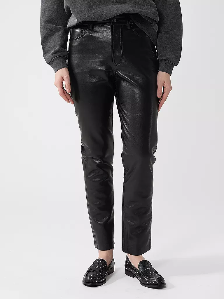 ANINE BING | Lederhose BRUNO | schwarz