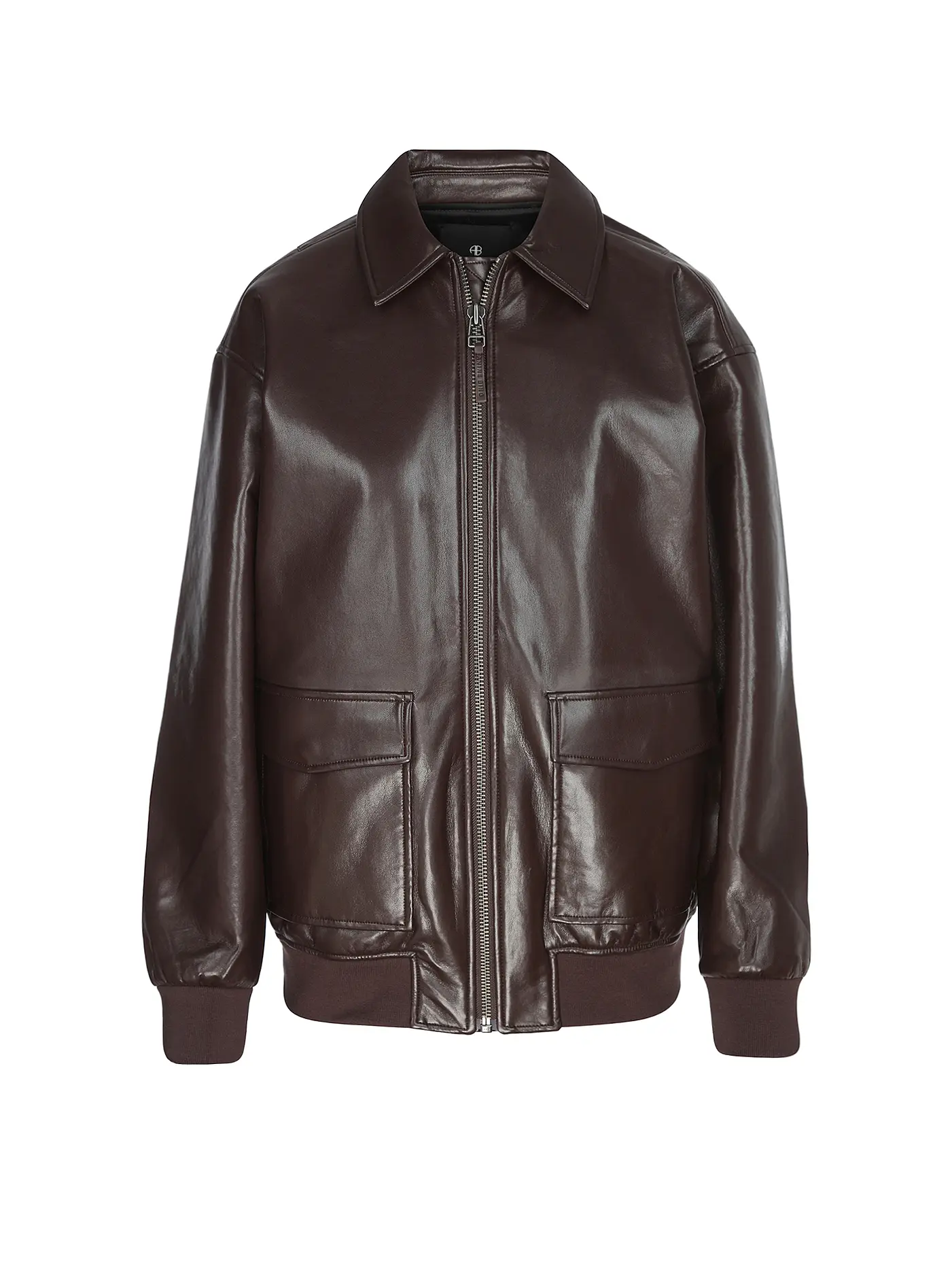 ANINE BING | Lederjacke KELANIE | braun