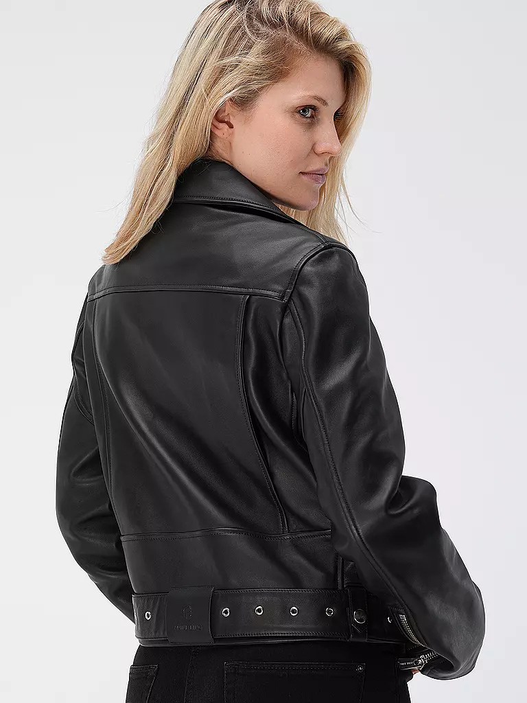 ANINE BING | Lederjacke | schwarz