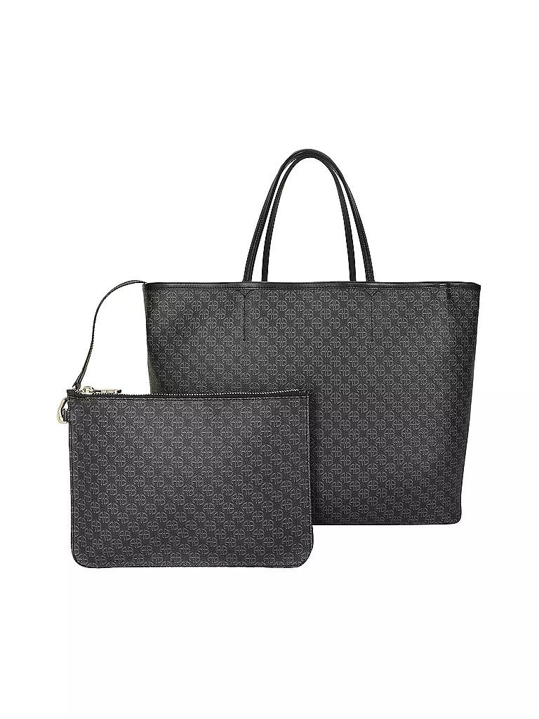 ANINE BING | Ledertasche - Tote Bag EMMA | schwarz