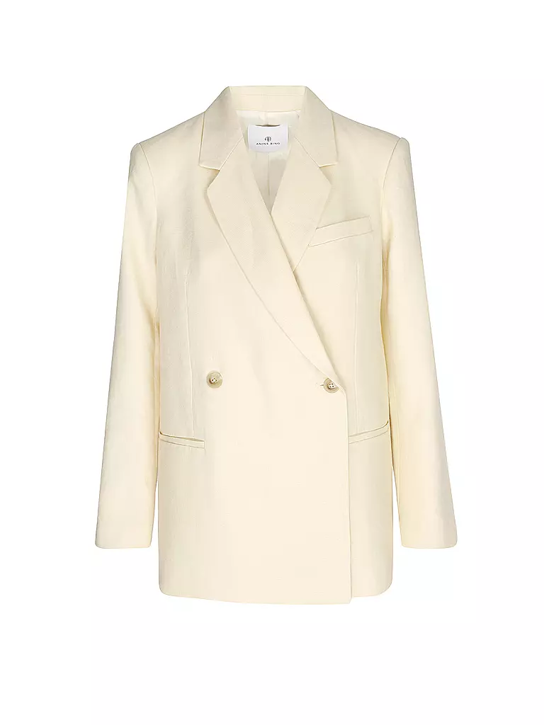 ANINE BING | Leinenblazer | creme