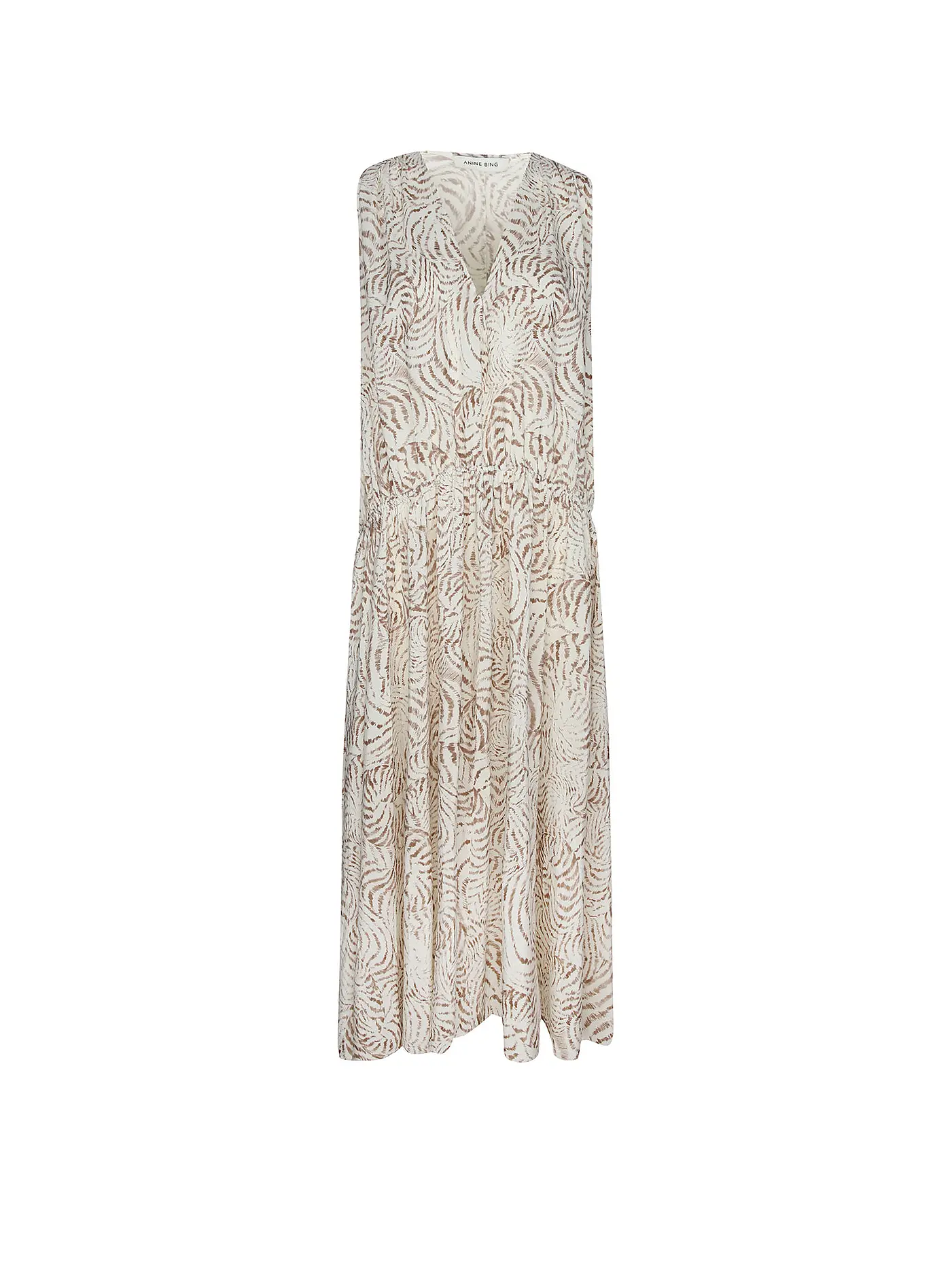 ANINE BING | Maxikleid MIA | creme