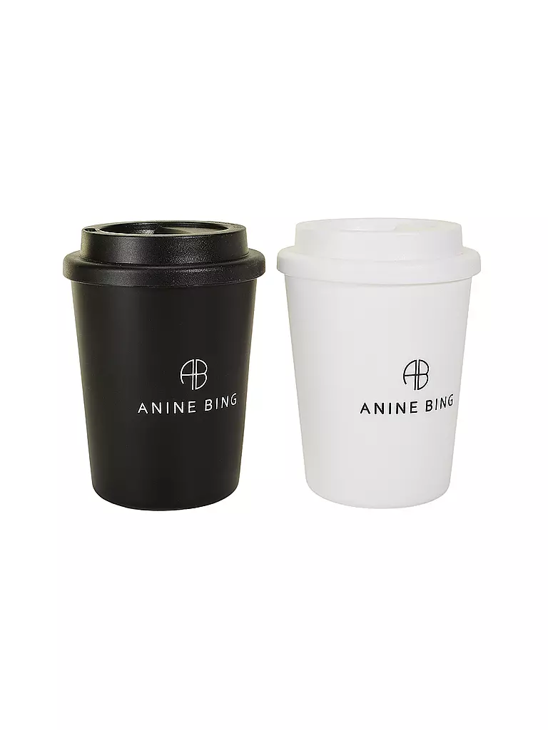 ANINE BING | Reisebecher AB CUP 2er Pkg.  | weiss