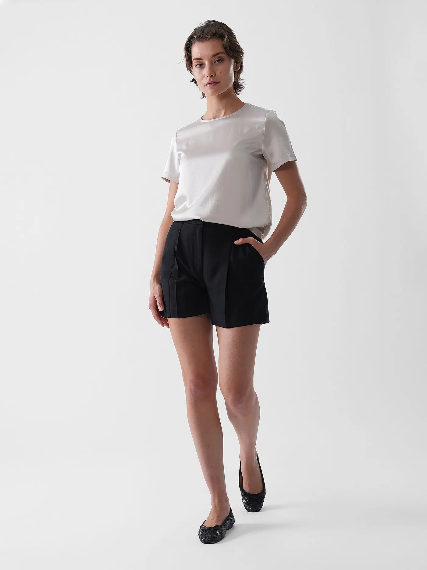 ANINE BING | Shorts TRENT | schwarz