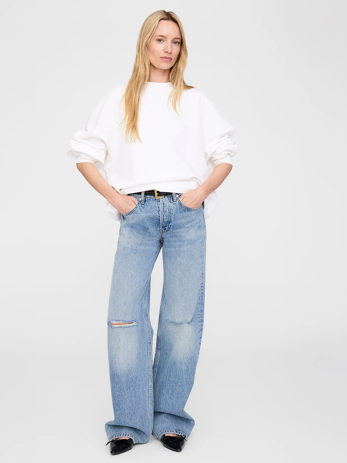 ANINE BING | Sweater MILES | weiss