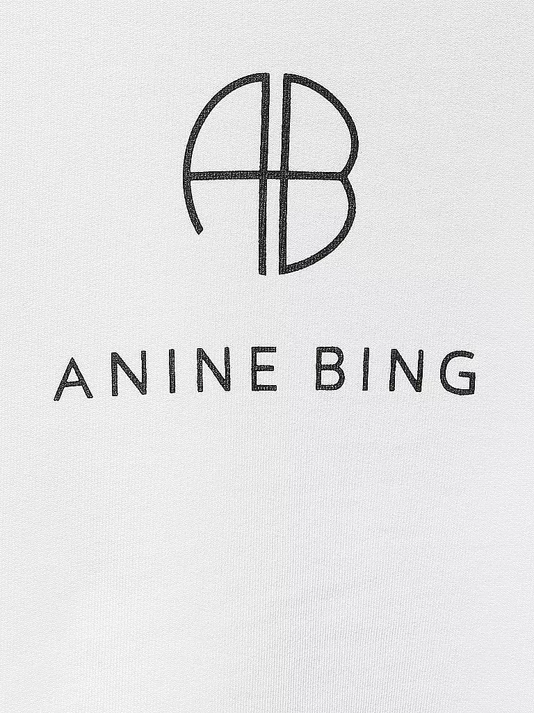 ANINE BING | Sweater Ramona Monogram | weiß