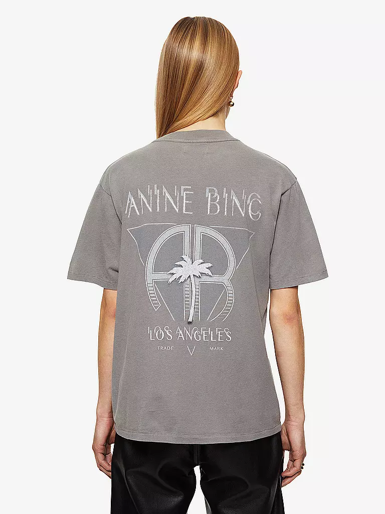 ANINE BING | T Shirt " Ida " | grau
