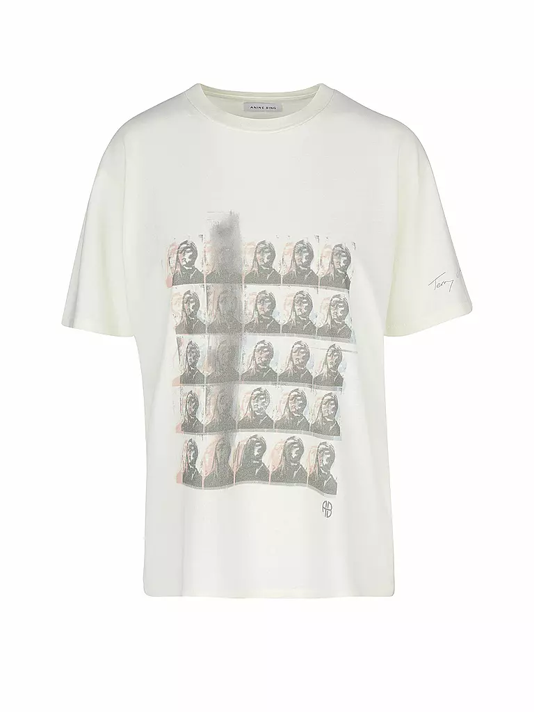 ANINE BING | T Shirt Hudson Tee | weiß