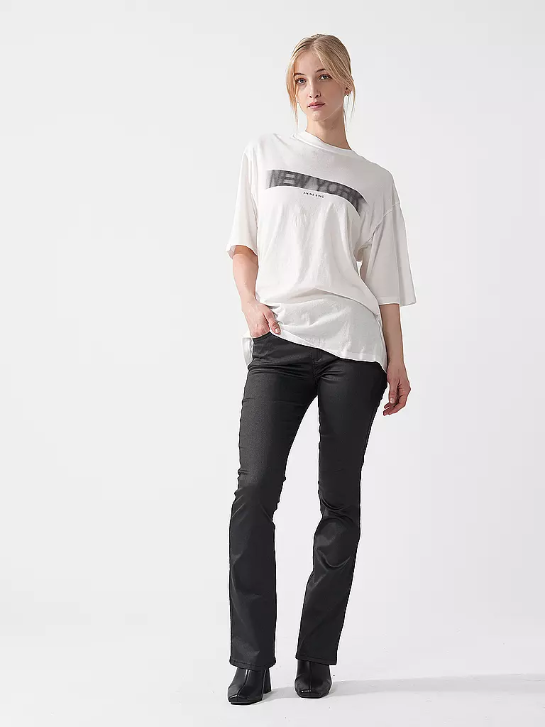 ANINE BING | T-Shirt CASON TEE BLUR | weiss