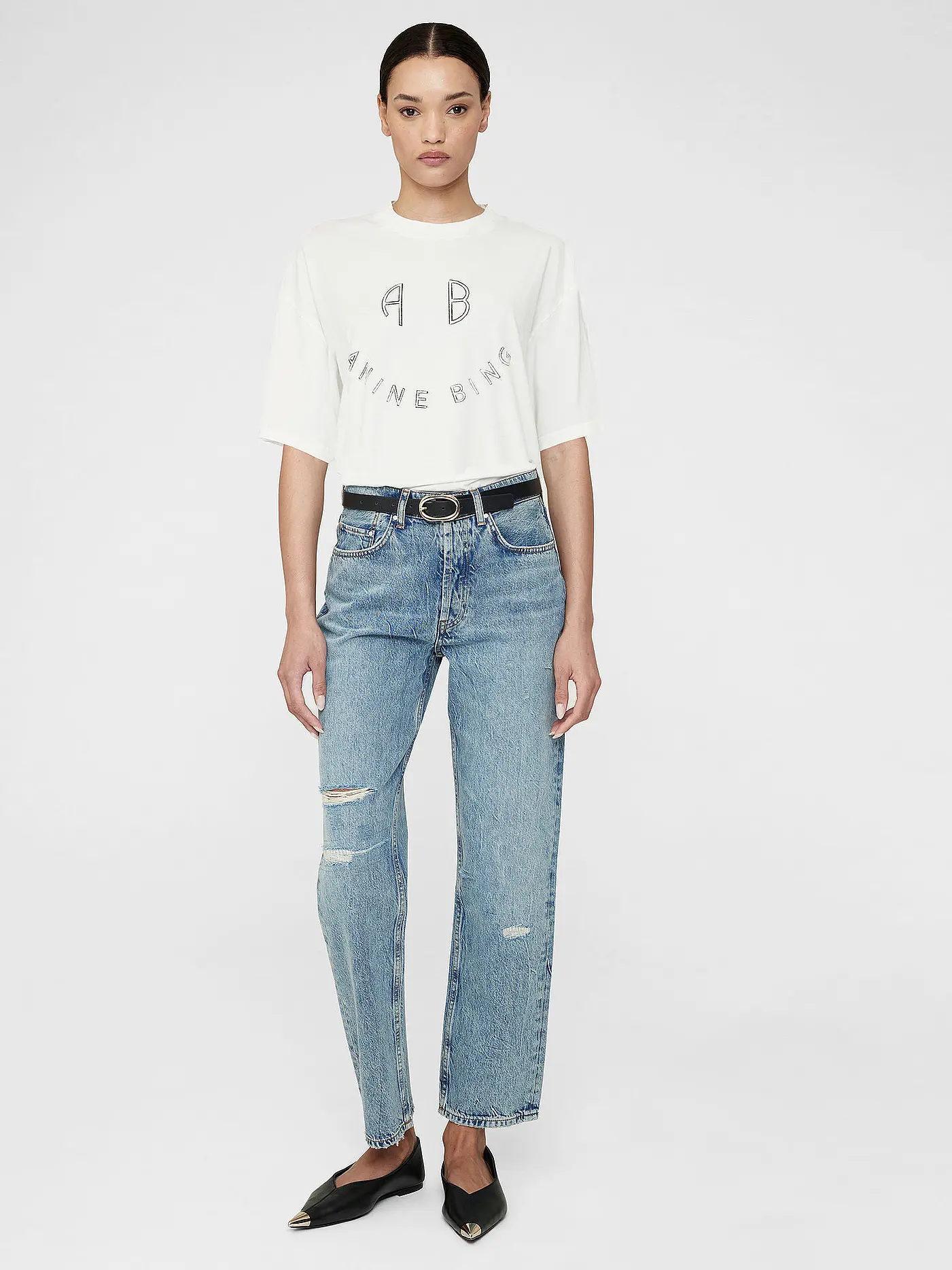 ANINE BING | T-Shirt KENT | creme