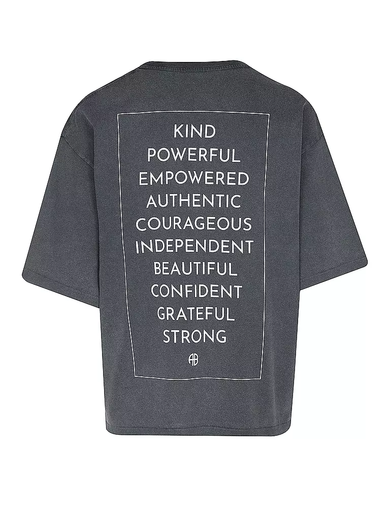 ANINE BING | T-Shirt RUDY  | schwarz