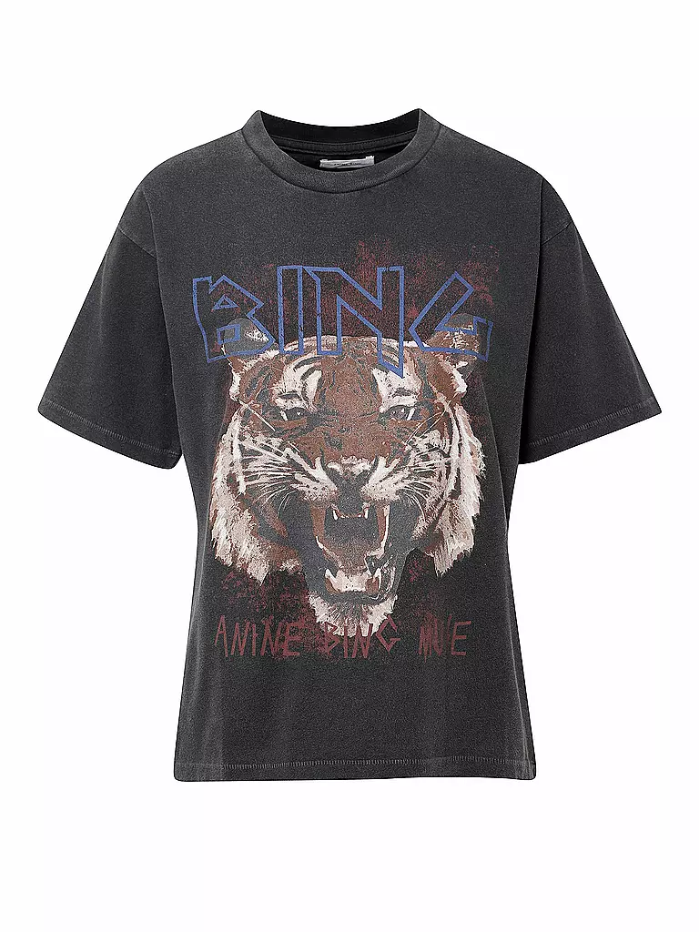 ANINE BING | T-Shirt TIGER | schwarz