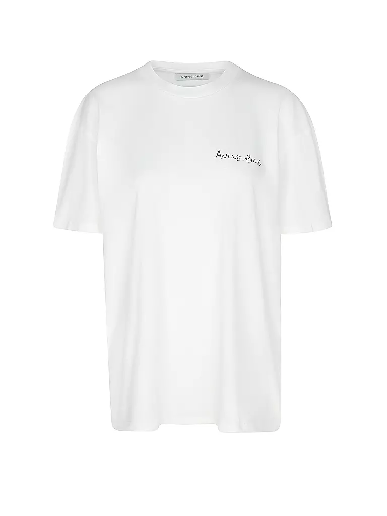 ANINE BING | T-Shirt WALKER | weiss