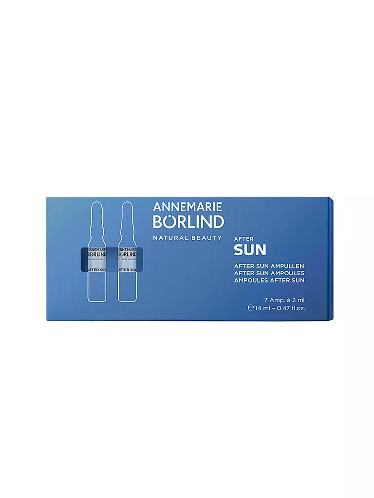ANNEMARIE BÖRLIND | AFTER SUN AMPULLEN 7x2ml | transparent