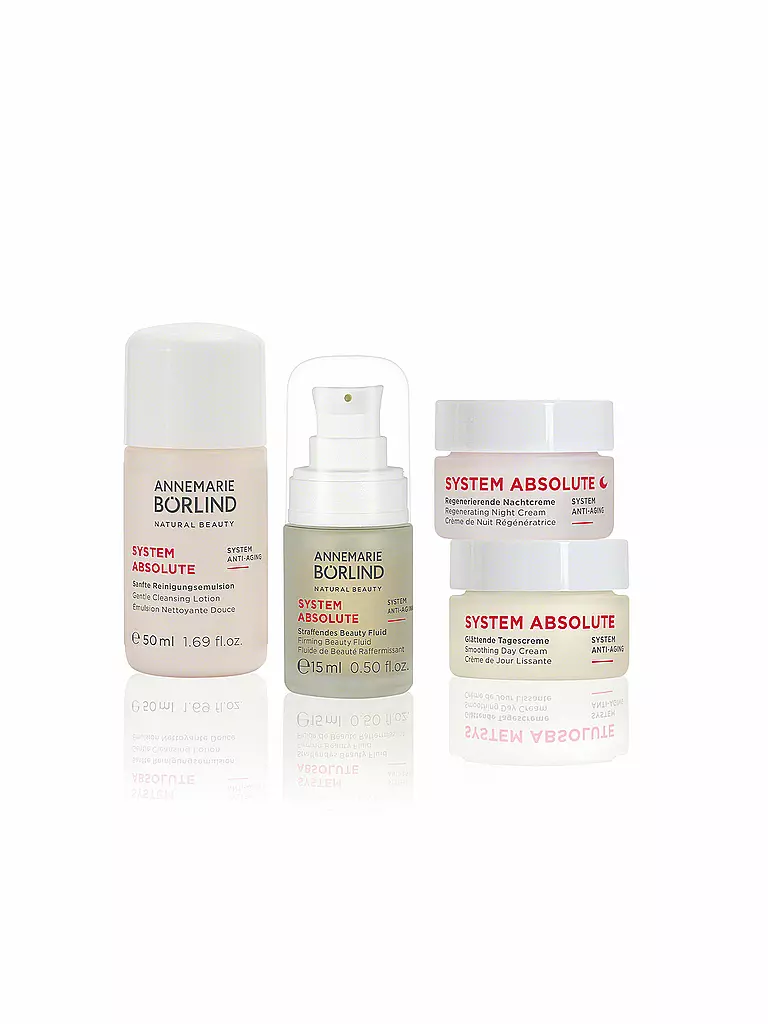 ANNEMARIE BÖRLIND | Kennenlern Set - SYSTEM ABSOLUTE SYSTEM ANTI-AGING 50ml / 3x15ml | transparent