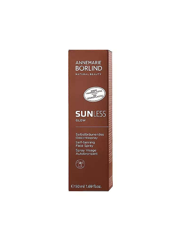 ANNEMARIE BÖRLIND | SUNLESS Selbstbräunendes Gesichtsspray GLOW 50ml | transparent