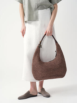 ANOKHI | Tasche - Hobo RAFFIA LUNA BAG