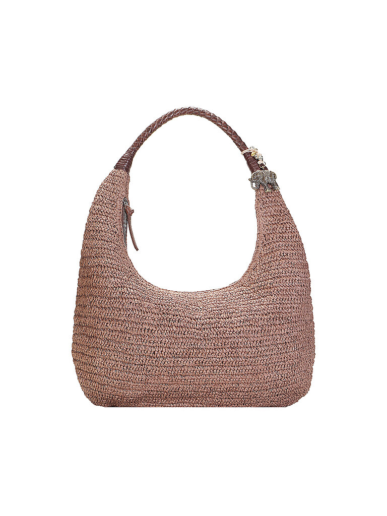 ANOKHI Tasche - Hobo RAFFIA LUNA BAG braun