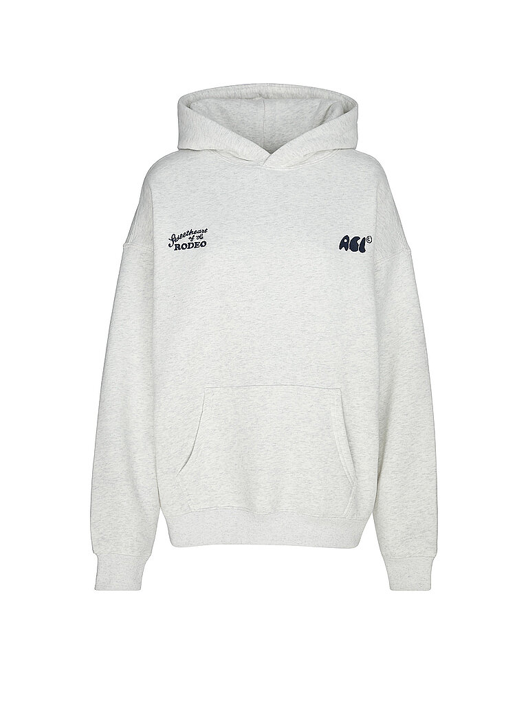 ANOTHER COTTON LAB Kapuzensweater - Hoodie hellgrau | L