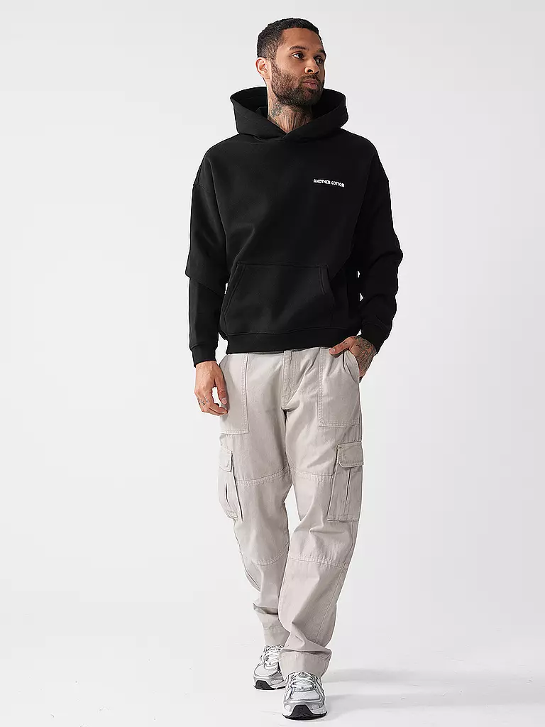 ANOTHER COTTON LAB | Kapuzensweater - Hoodie  | schwarz