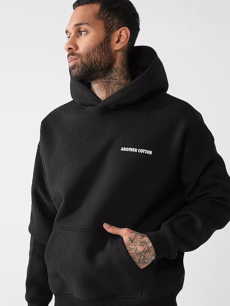 ANOTHER COTTON LAB | Kapuzensweater - Hoodie  | schwarz