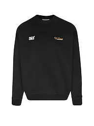 ANOTHER COTTON LAB | Pullover Oversized Fit OUT OF OFFICE  | Schwarz
