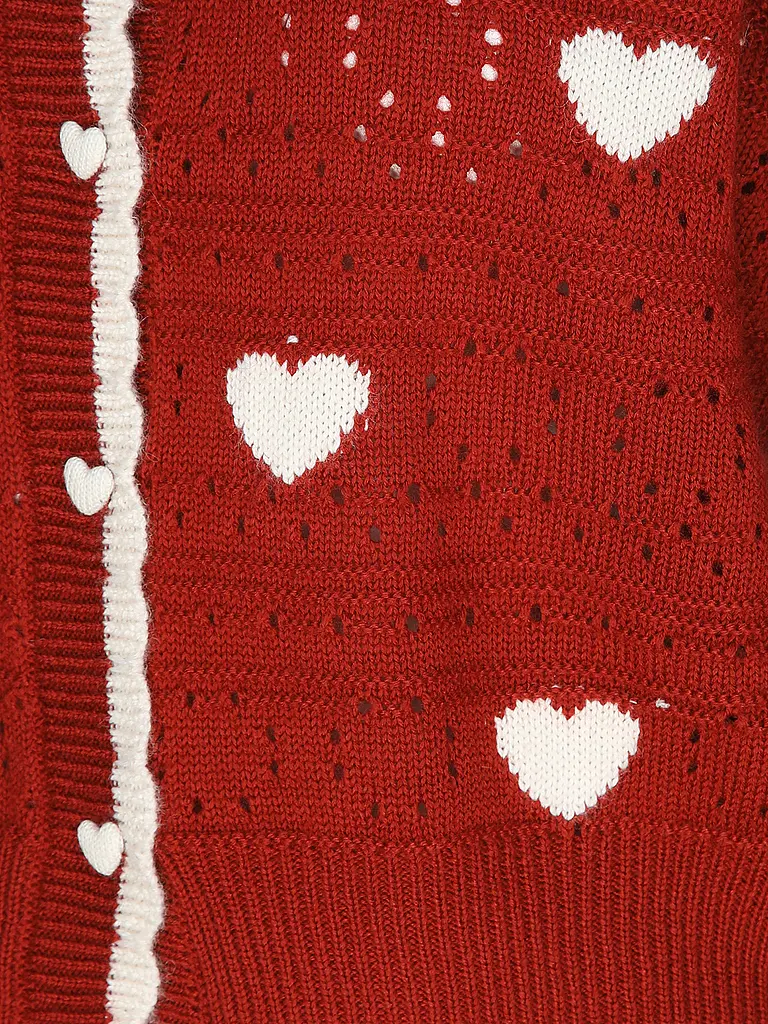 ANOTHER COTTON LAB | Strickjacke | dunkelrot