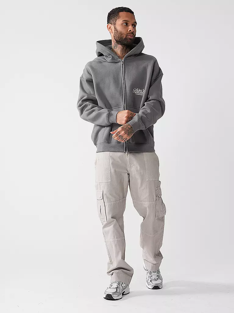 ANOTHER COTTON LAB | Sweatjacke  | grau