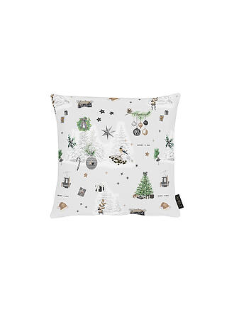 APELT | Weihnachts Kissenhülle 40x40cm SEASON Weiss
