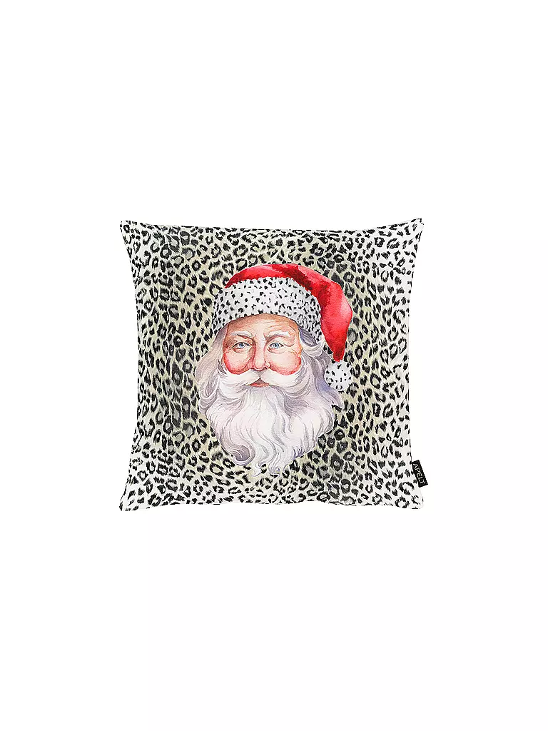 APELT | Weihnachts Kissenhülle 46x46cm SEASON Leo/Santa  | camel
